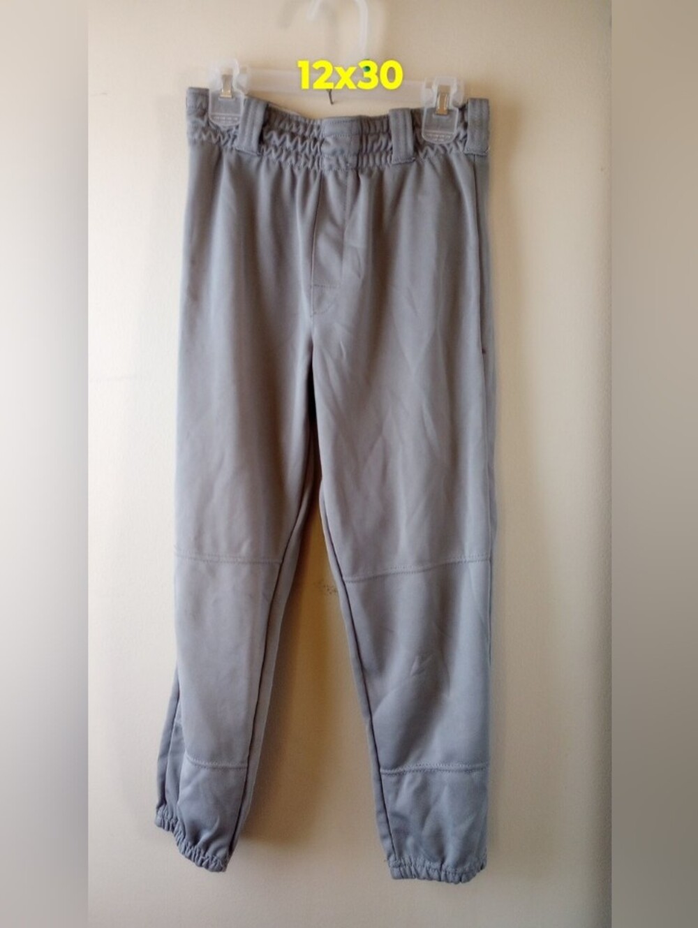 Youth Gray Baseball Pants Sz10-14 - Picture 2 of 4
